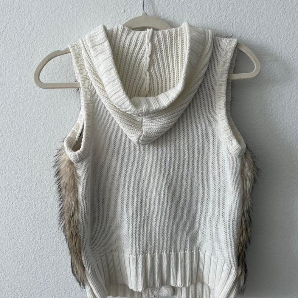 Unbranded Women's Brown and Cream Gilet - Picture 3 of 6